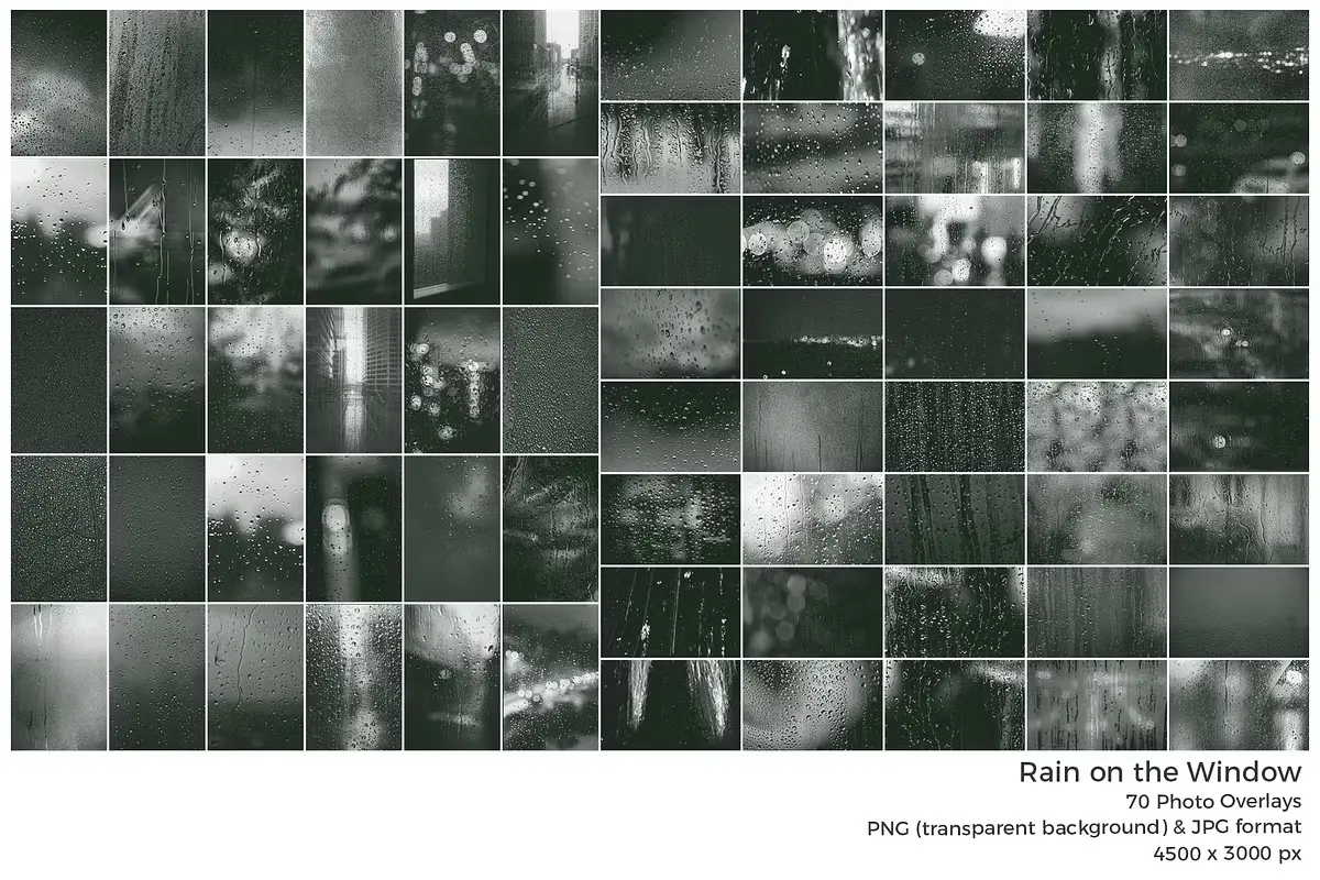 Raindrops on the Window Overlays 12 raindrops on the window overlays2 1