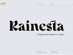 rainesta font