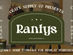 rantys font