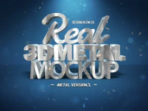 real 3d text mockups v 4