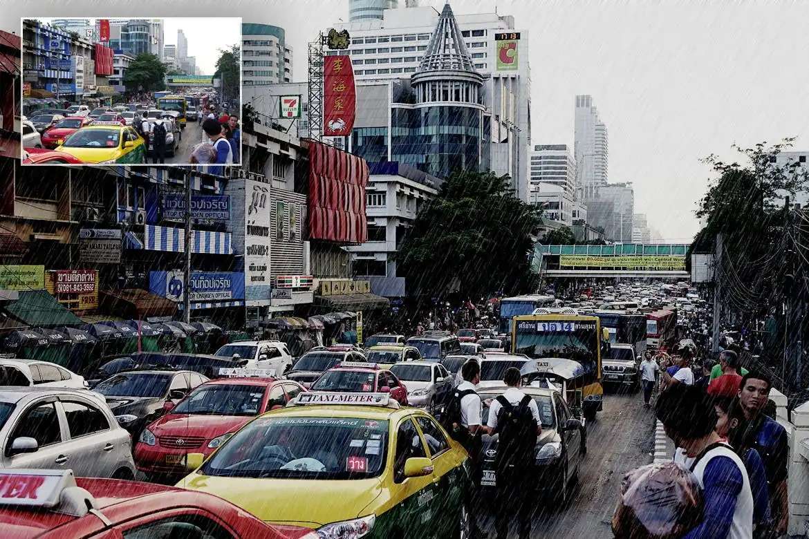 Real Rain Effect Photoshop Actions 3 real rain effect photoshop actions 2