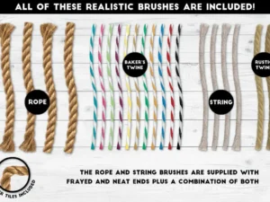 real rope illustrator brushes 2
