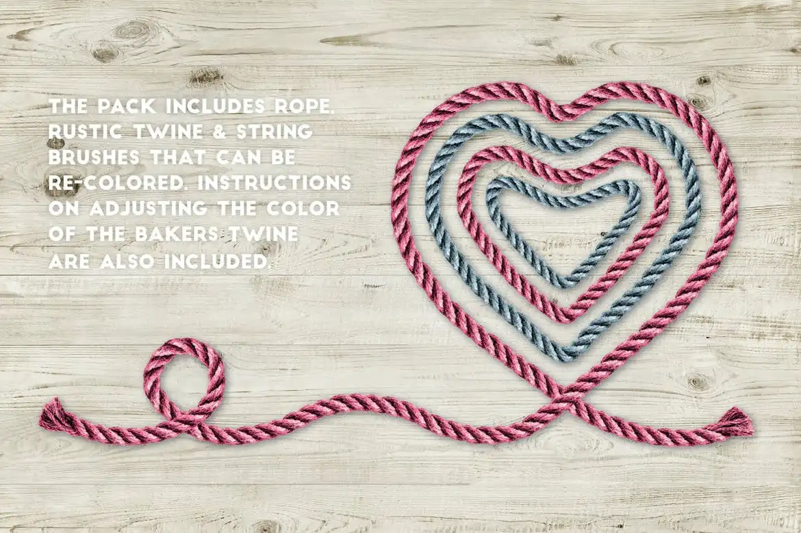 Real Rope-Illustrator Brushes 9 real rope illustrator brushes 7