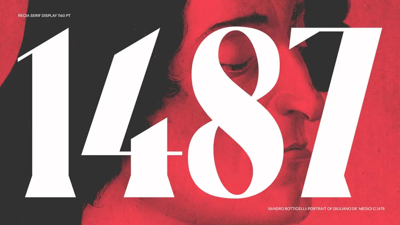Recia Serif Display-Free Font 3 recia serif display free font 4