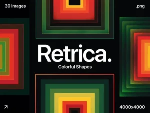 retrica colorful shapes