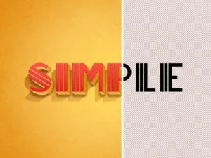 retrica vintage text effects pack