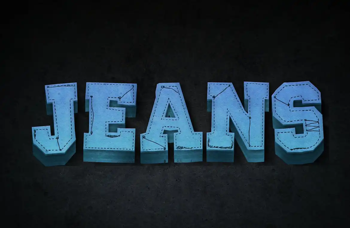 Retro 3D Text Effect