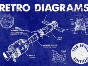 retro diagrams space edition
