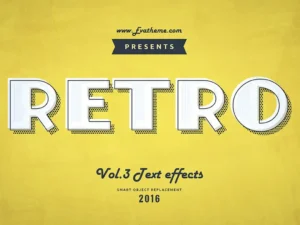 retro style text effects vol 1