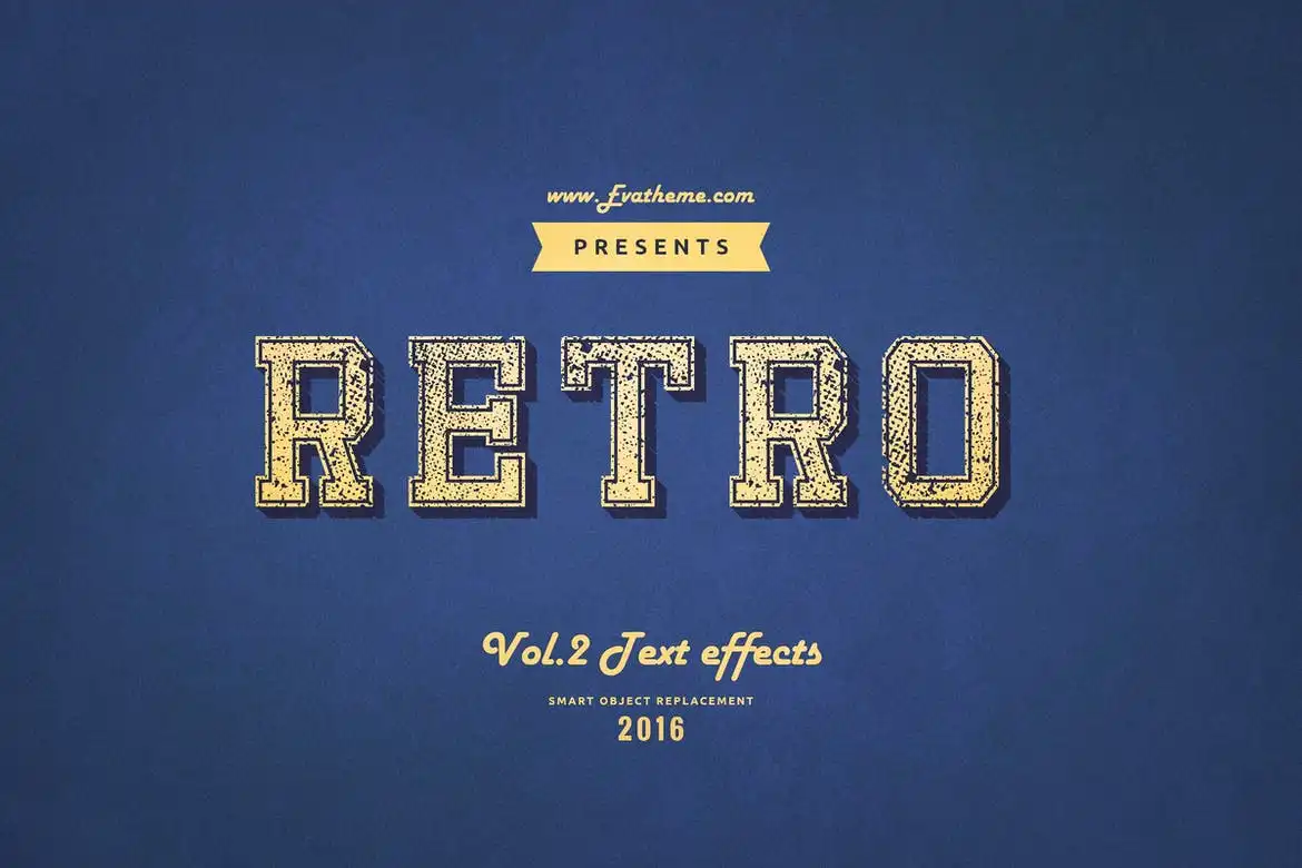 Retro Style Text Effects Vol 3