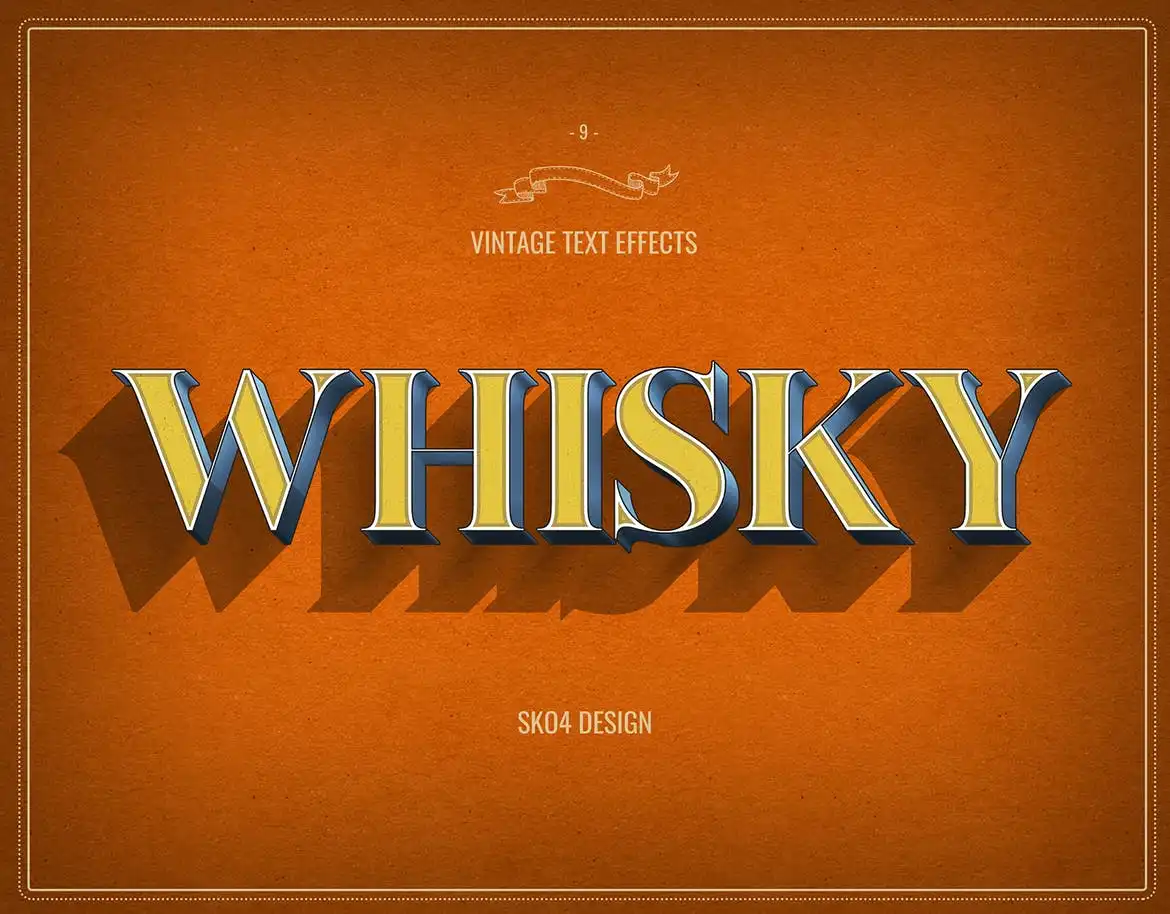 Retro Text Effects 7 retro text effects 12