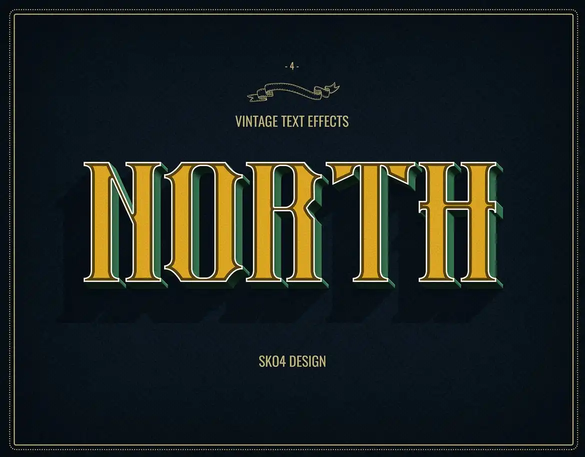 Retro Text Effects 4 retro text effects 8