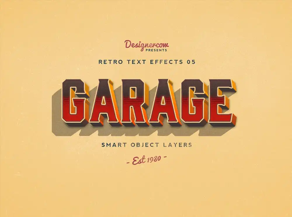 Retro Text Effects V 1 12 retro text effects v 1 11