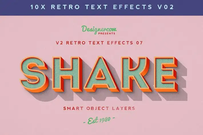 Retro Text Effects V 1