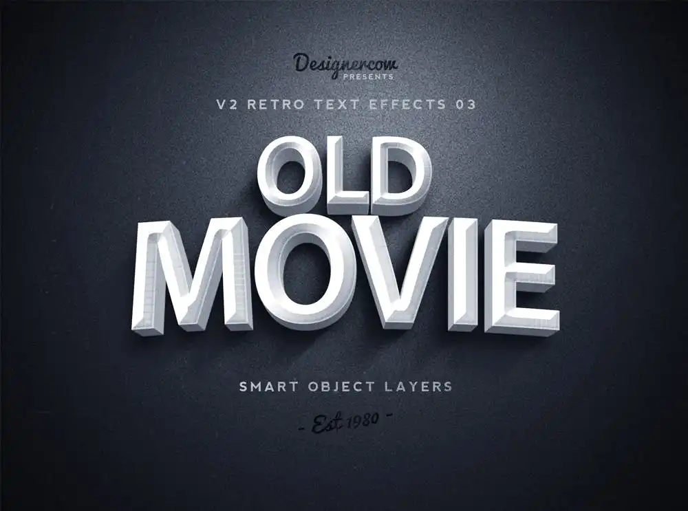 Retro Text Effects V 1 6 retro text effects v 1 5