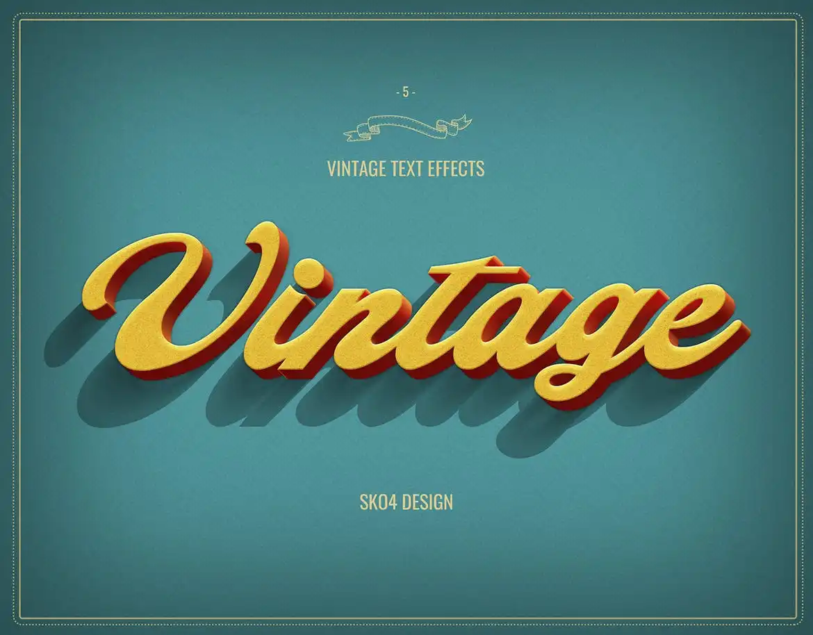 Retro Text Effects 2 retro text effects