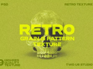 retro style grain and pattern texture