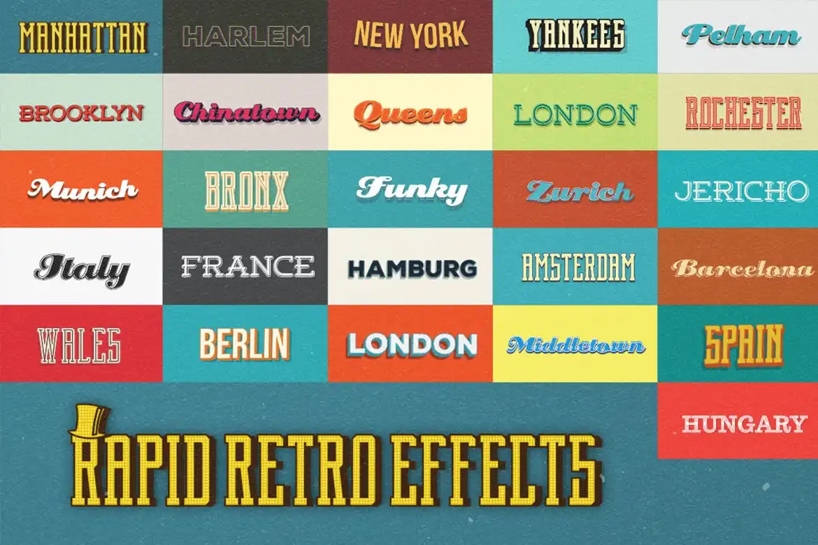 Retrohat Graphic Styles