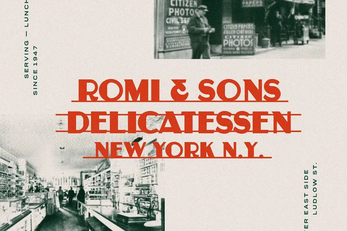 Reuben-A Vintage Display Font 4 reuben a vintage display font 3