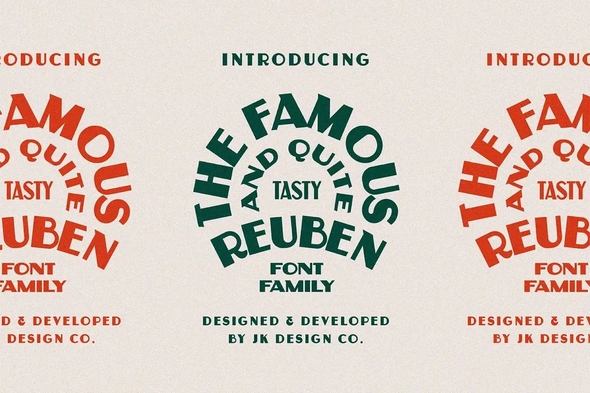 Reuben-A Vintage Display Font 5 reuben a vintage display font 5
