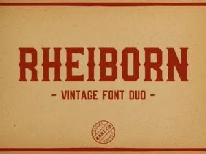 rheiborn font