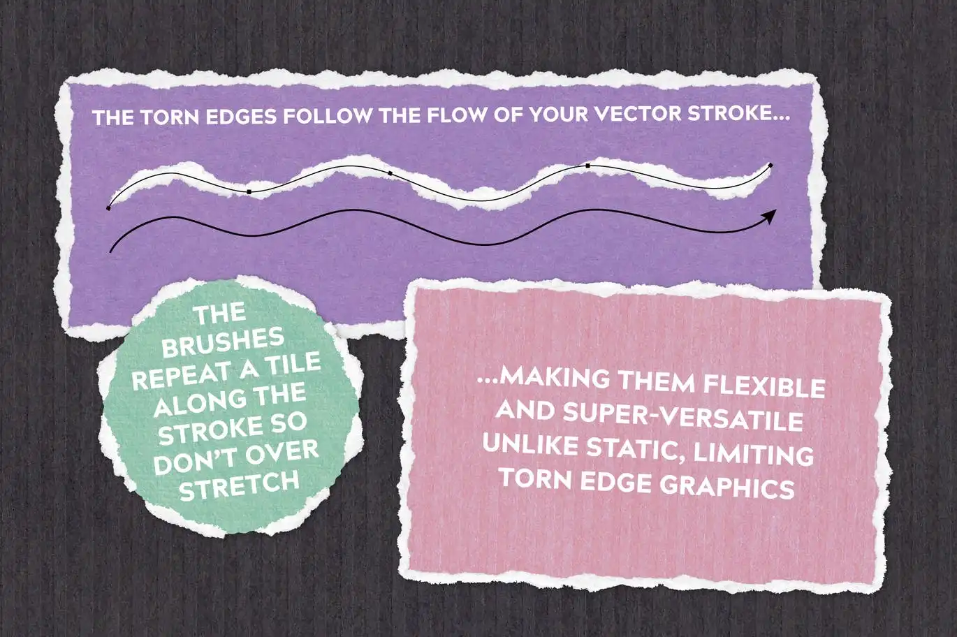 Rip It Up!-Torn Edge Brushes