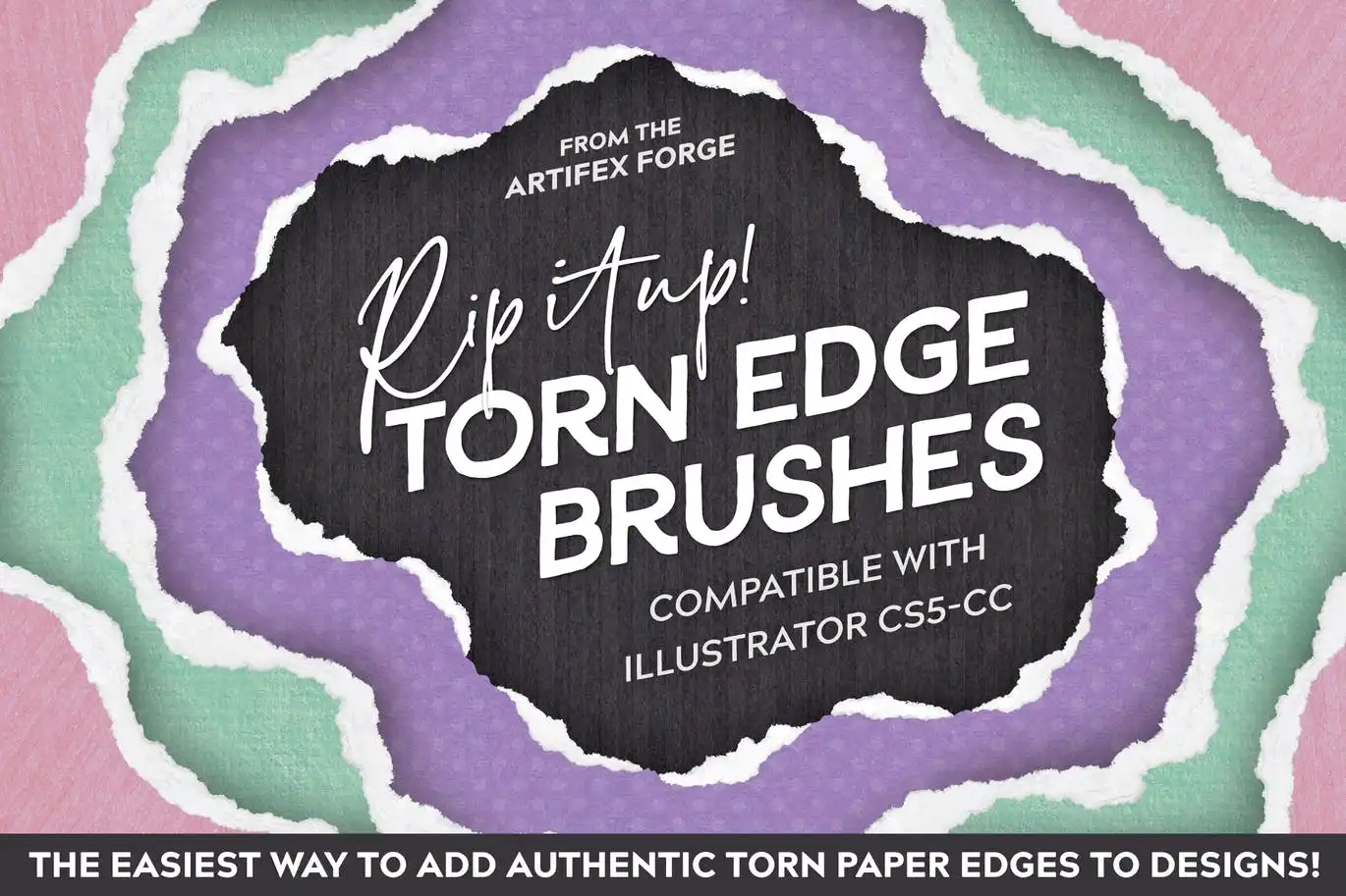Rip It Up!-Torn Edge Brushes 3 rip it up torn edge brushes 7