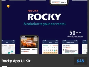 rocky app ui kit 2