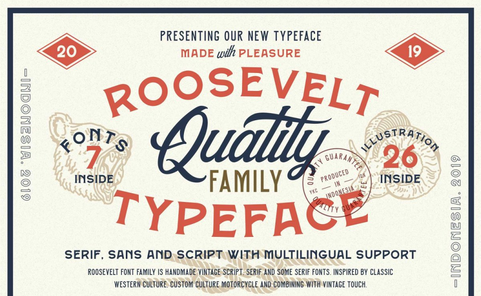 Roosevelt Font Family (Font Bundle)