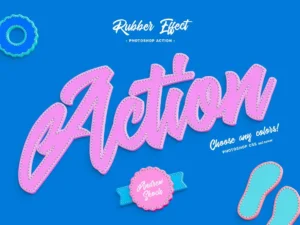 rubber photoshop action 5