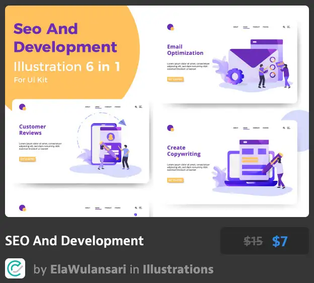 Figma Templates Bundle - 2 Items 4 seo and development