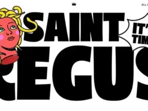 saint regus free display typefacet by sonar hubermann