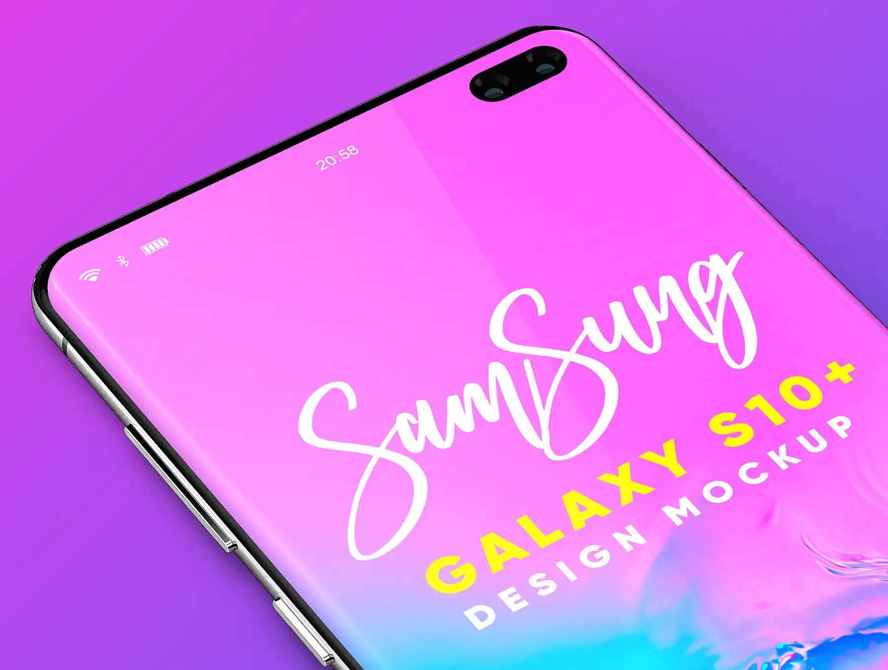 Samsung Galaxy S10+ Design Mockup 2 4 samsung galaxy s10 design mockup 22