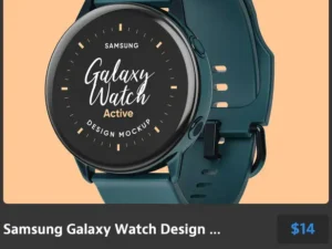 samsung galaxy watch design mockup