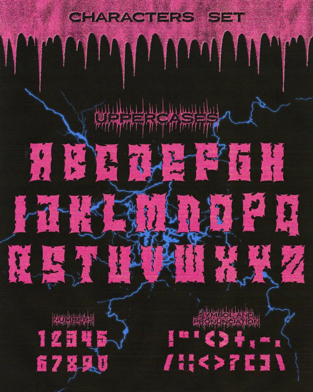 Sangars Heavy Metal Font By Julpik 3 sangars heavy metal font by julpik 2