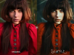 scarlet fantasy photoshop action
