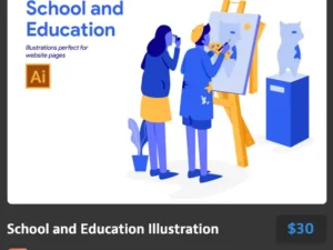 school and education illustration