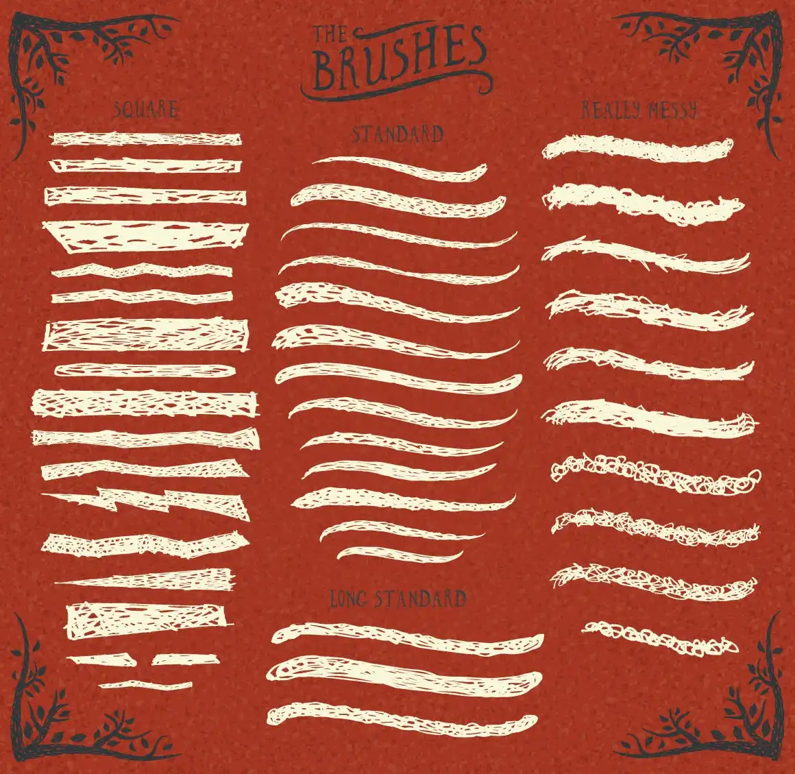 Scribble & Scrawl Brushes 4 scribble scrawl brushes