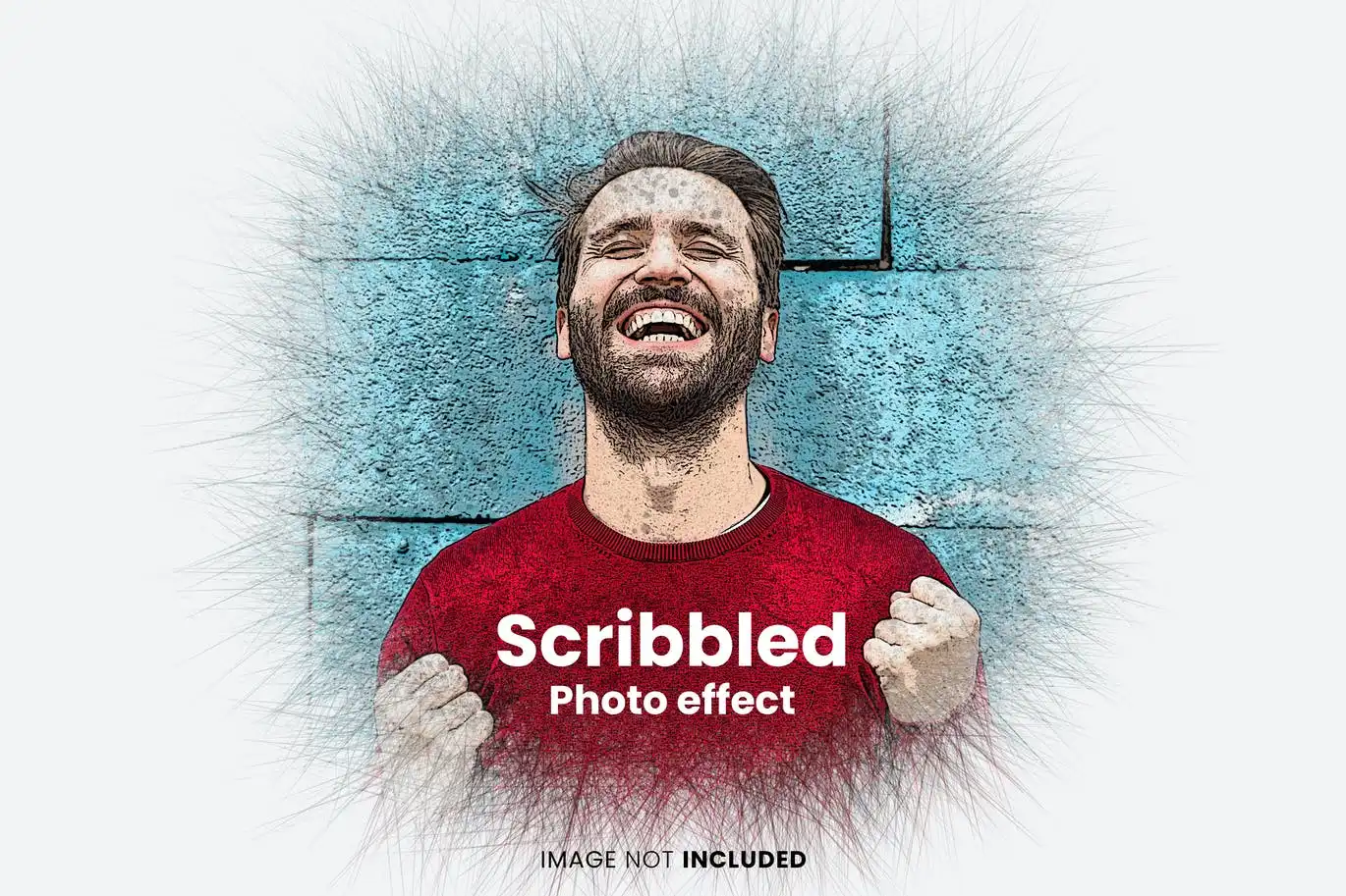 Scribbled Photo Effect
