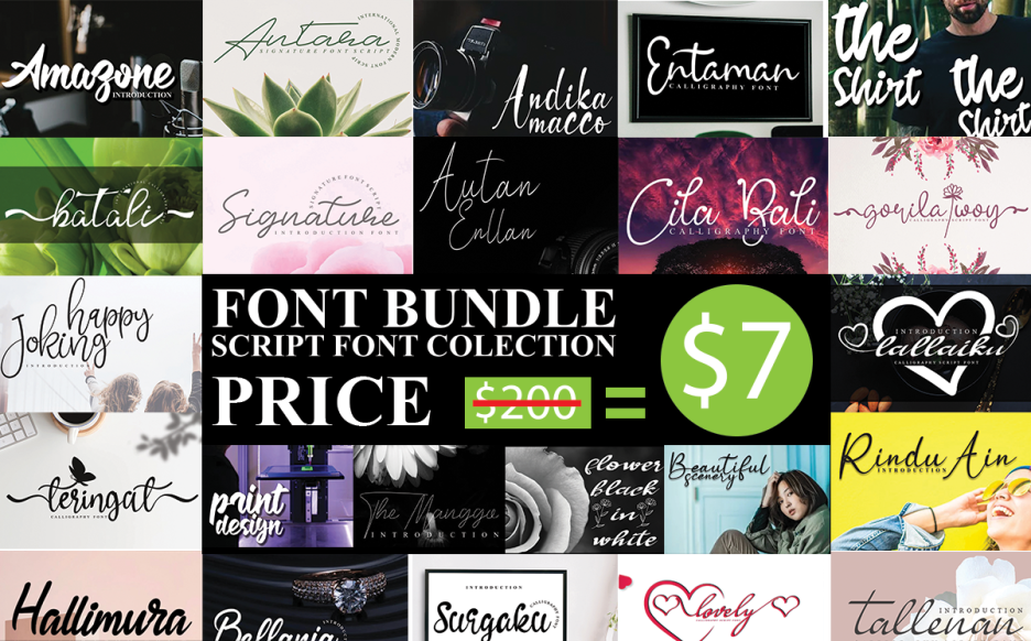 Script Font Collection