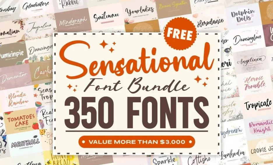 Sensational Font Bundle