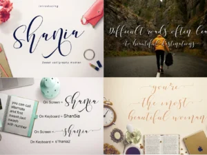 shania sweet calligraphy bonus