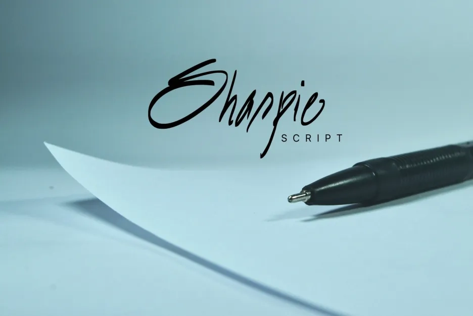 Sharpie Font 1 sharpie font