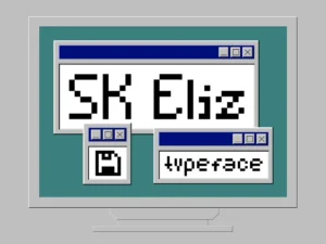 sk eliz old school font