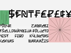 sk nagot modern decorative font 4