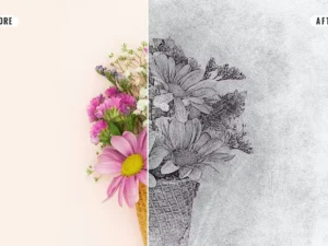 sketching photo effect 3