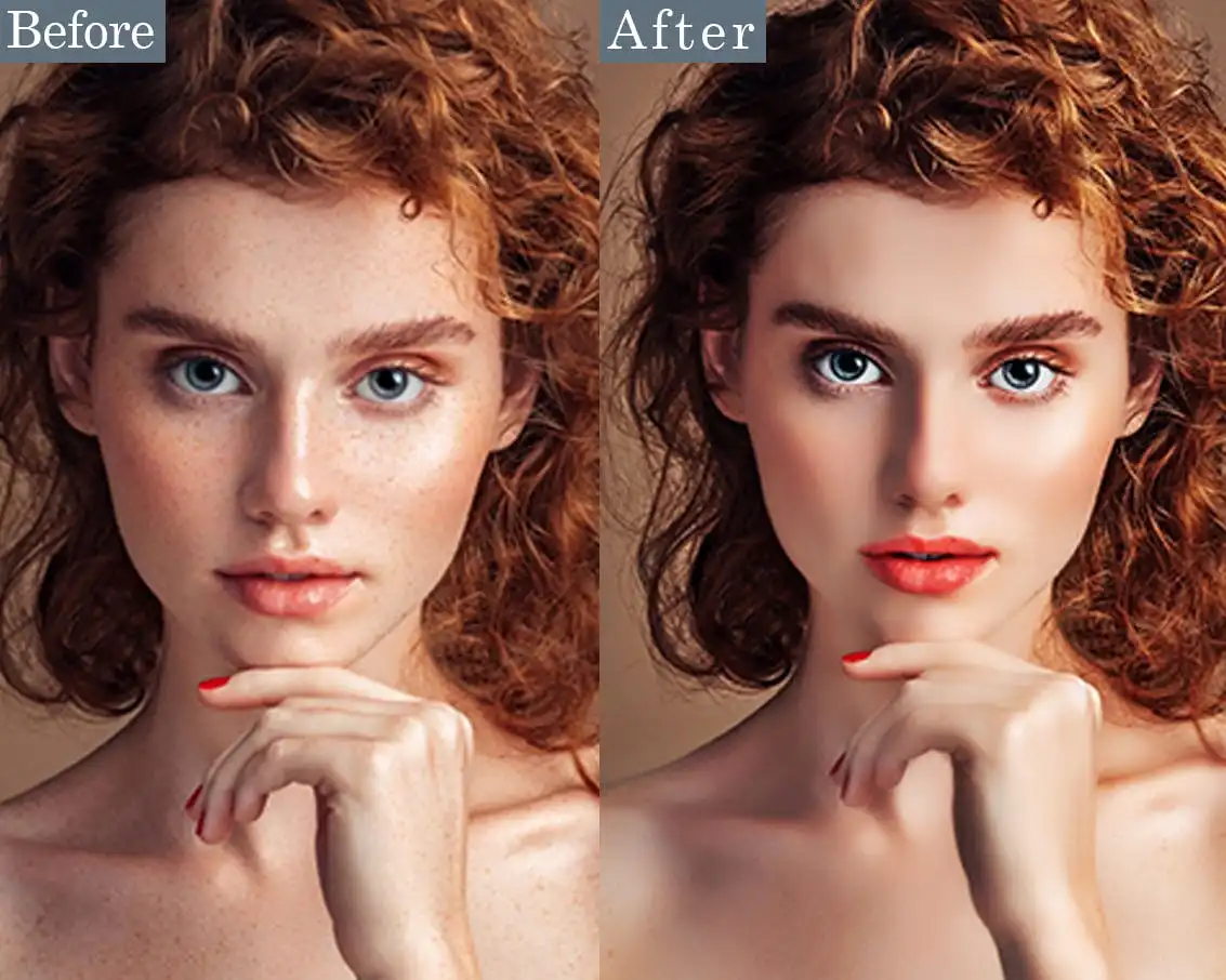 Skin Retouch Actions Photoshop