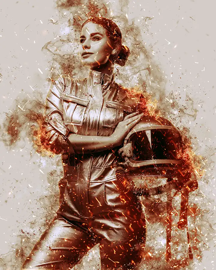 Smoke & Fire Photoshop Action 3 smoke fire photoshop action 2