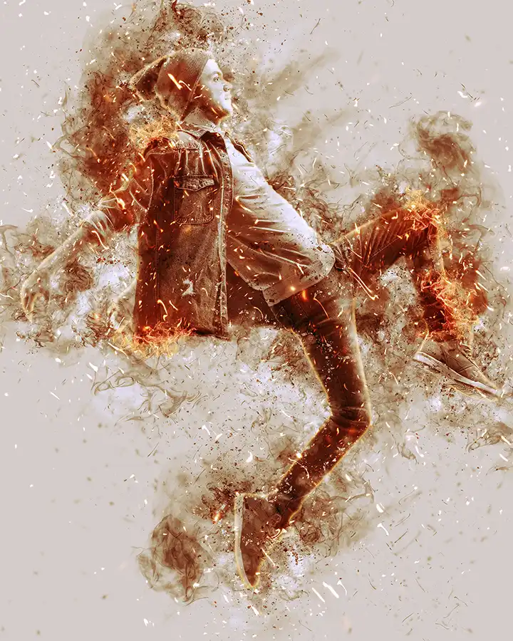Smoke & Fire Photoshop Action