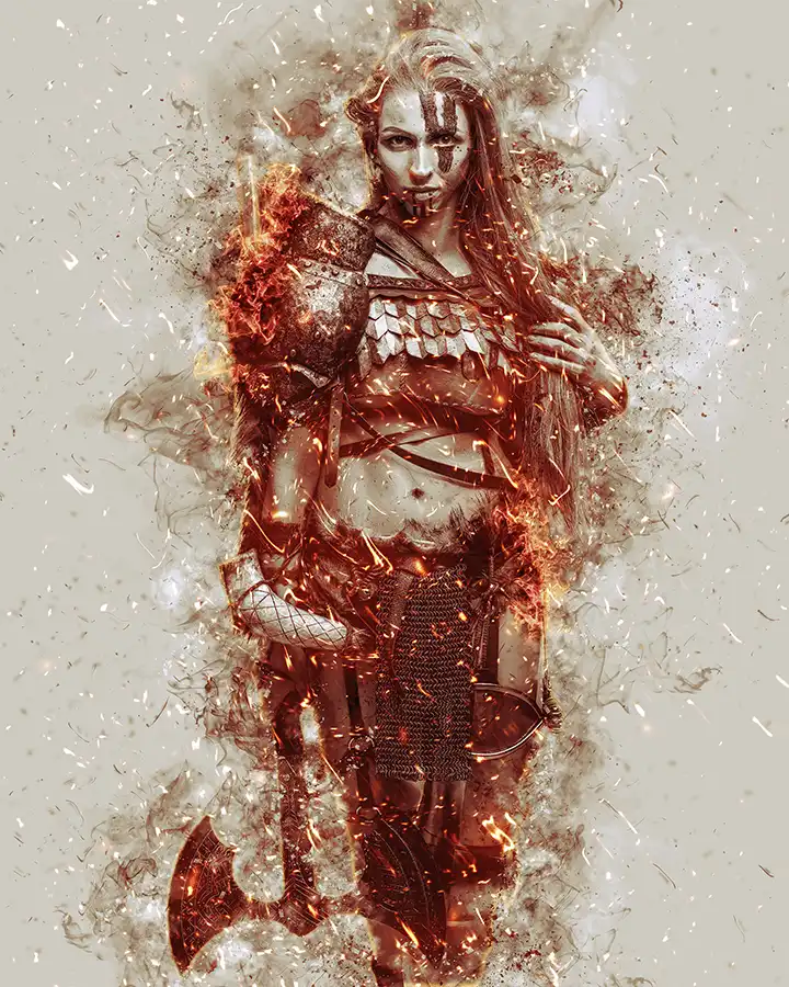 Smoke & Fire Photoshop Action 5 smoke fire photoshop action